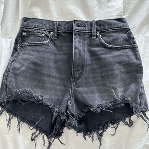 Abercrombie Mom High Rise Jean shorts